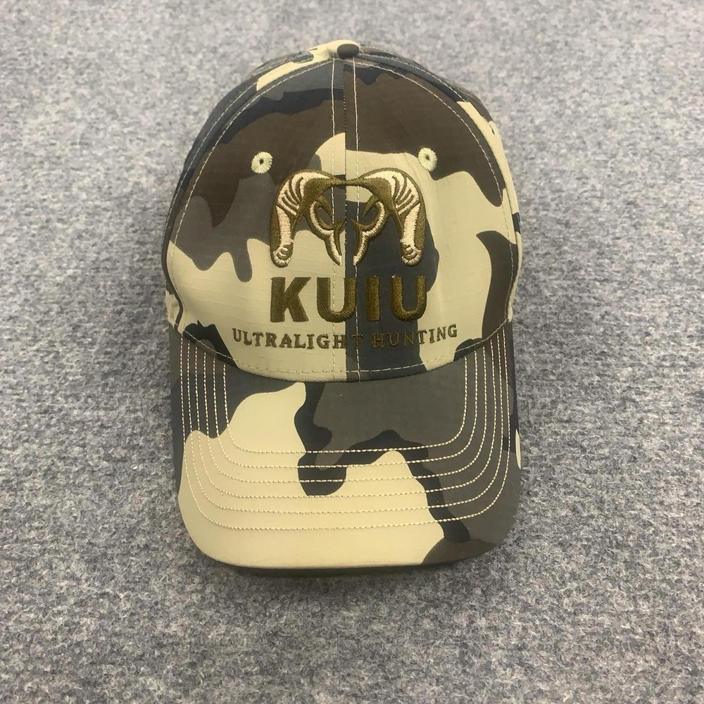 KUIU Hat Cap Strap Back One Size Vias Camo Ultralight Hunting Mens Outdoor